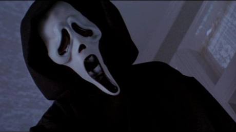 Maska z hororového snímku Vískot.