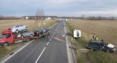 Nehoda mezi Valaskm Mezim a Hustopeemi nad Bevou (29. 3. 2010)