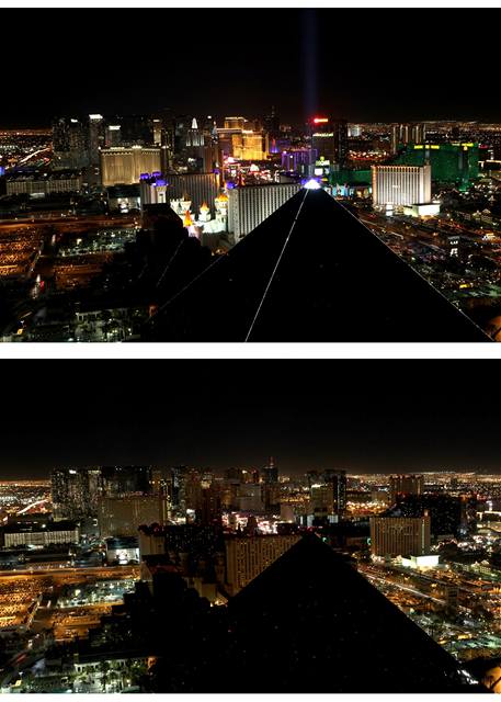 Na hodinu zhasla i metropole neon Las Vegas (27. bezna 2010)