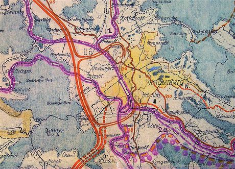 Jedin vkres zachycujc Jetdsk tunel z roku 1941