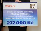 Draba olympijsk kombinzy Martiny Sblkov na iDNES.cz vynesla 272 tisc