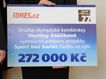 Draba olympijsk kombinzy Martiny Sblkov na iDNES.cz vynesla 272 tisc