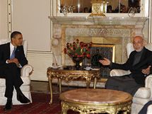Afghnistn. Hamd Karz se setkal s Barackem Obamou
