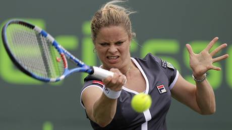Belgická tenistka Kim Clijstersová na turnaji v Miami. Belgická tenistka Kim Clijstersová na turnaji v Miami.