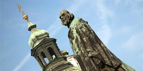 Svou sochu ji má Mistr Jan Hus v Praze na Staromstském námstí. Ilustraní foto