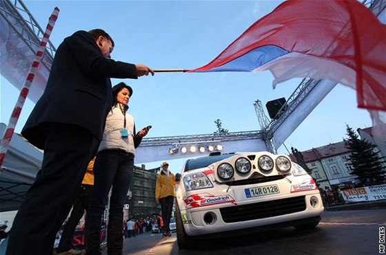 Start Valaské rallye