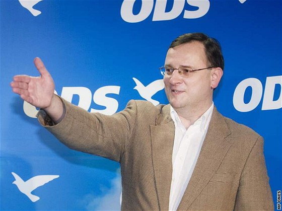 Volební lídr ODS Petr Neas.