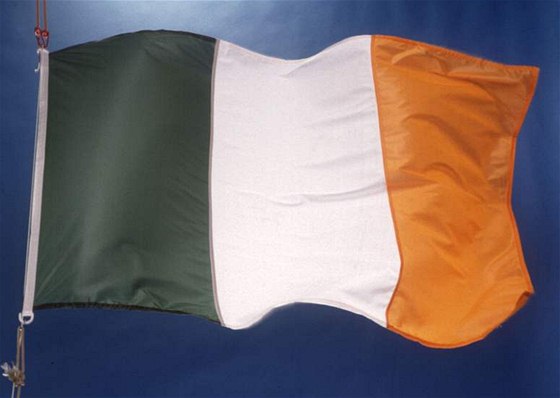 Irská vlajka.