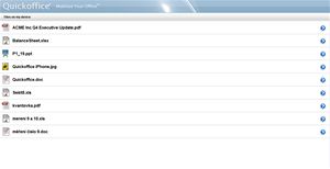 QuickOffice - transfer soubor