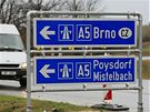 Rakousk Wolkersdorf - dlnice z Vdn do Brna se opt dostala do slep uliky, nyn na rakousk stran