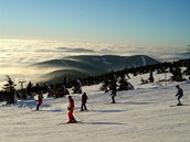 Rokytnice nad Jizerou, erven sjezdovka