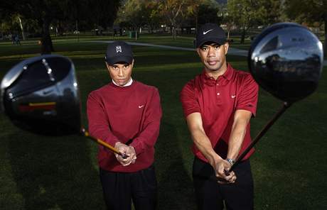 Dvojnci Tigera Woodse, Herme Chua (vlevo) a Cahn Oxelson. 