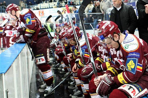 Sklonné hlavy? Kdepak, hokejisté Sparty plánují v nadcházející sezon návrat na pici extraligy.