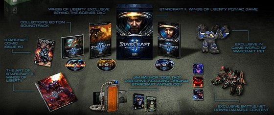 StarCraft II obsah sbratelské edice