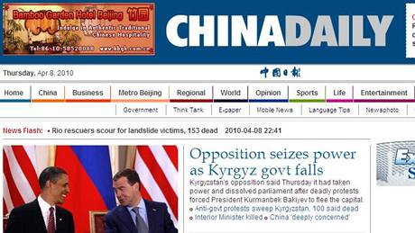 ínský zpravodajský server China Daily