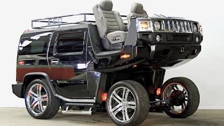 Koňský povoz značky Hummer Koňský povoz značky Hummer