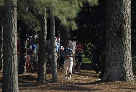 Lee Westwood, druh kolo Masters 2010.