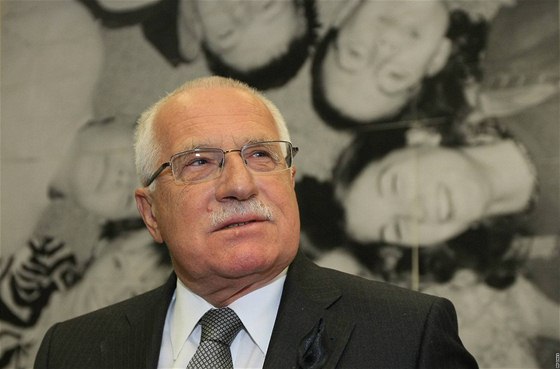 Prezident Václav Klaus.