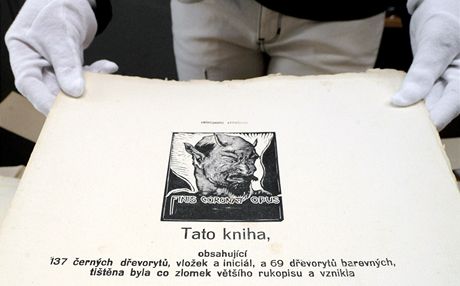 Originl dla Josefa Vchala blova zahrdka aneb prodopis straidel se vydrail se 660 tisc korun