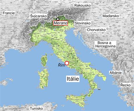 Mapa Itlie