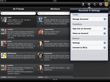 iPad - Tweetdeck