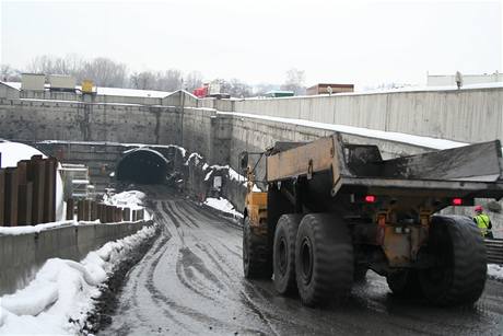 st portlu severnho tunelu seku Krlovsk obora