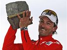 Fabian Cancellara se raduje z triumfu v zvod Pa- Roubaix