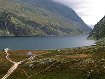 Norsko, Nrodn park Rondane, jezero Rondvatnet