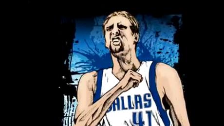 Dirk Nowitzki ve své komiksové podob