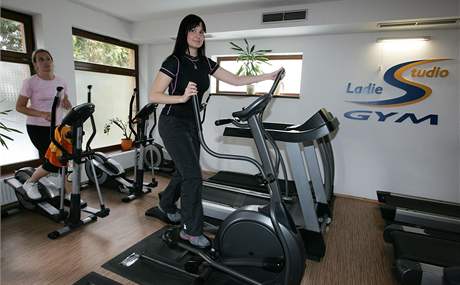 Trenrka ve fitness Ladies Gym Eva imnkov