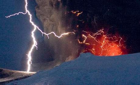 Islandská sopka Eyjafjallajökull