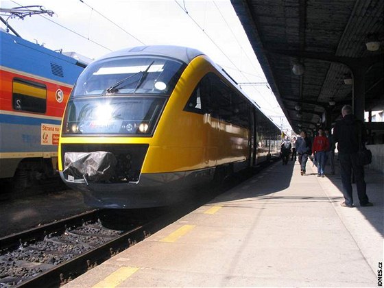 Olomoucký a Zlínský kraj chtjí za desítky milion korun moderní vlak pro pímý spoj mezi obma regiony. Ilustraní foto