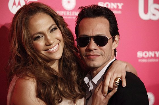 Jennifer Lopezová s manelem Marcem Anthonym.