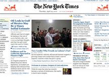 The New York Times (a la Geocities)