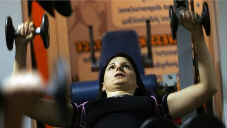 Trenérka ve fitness Ladies Gym Eva imnková