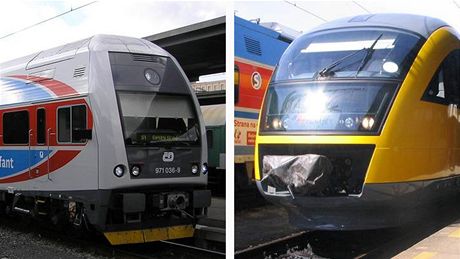 Dráhy zareagovaly na reklamní jízdy spolenosti RegioJet a nasazují lepí vlaky. Ilustraní foto.