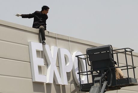 EXPO 2010: Posledn pravy ped zahjenm expozice