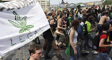 Demonstrace za legalizaci konop. (8.5. 2010, Praha)