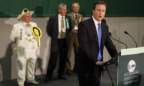 éf britských konzervativc David Cameron (7. kvtna 2010)