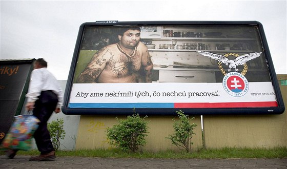 Pedvolební bilboard SNS (kvten 2010)