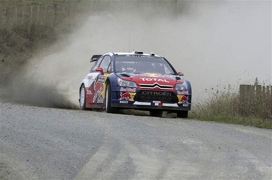 Sébastien Loeb pi Novozélandské rallye