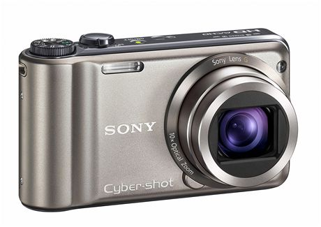 Sony Cyber-shot HX5V - zboku, champagne