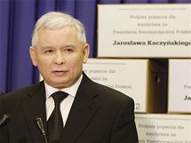 Kandidt na polskho prezidenta Jaroslaw Kaczynski (6. kvtna 2010)