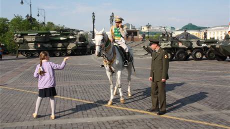 Turkmenský generál na oslavách 65. výroí vítzství v II. svtové válce v Moskv (9. kvtna 2010)