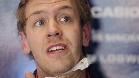 Sebastian Vettel po tréninku na Velkou cenu panlska.