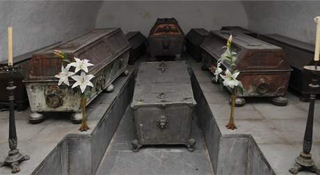 V rodinn hrobce Lichtentejn.