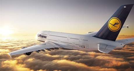 Airbus A380 v barvách Lufthansy