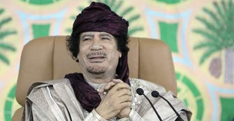 Muammar Kaddáfí (6. íjna 2009) 