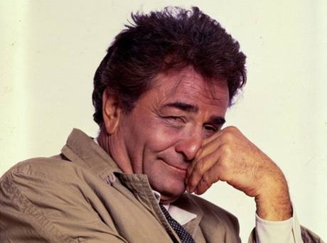 Peter Falk jako poruk Columbo