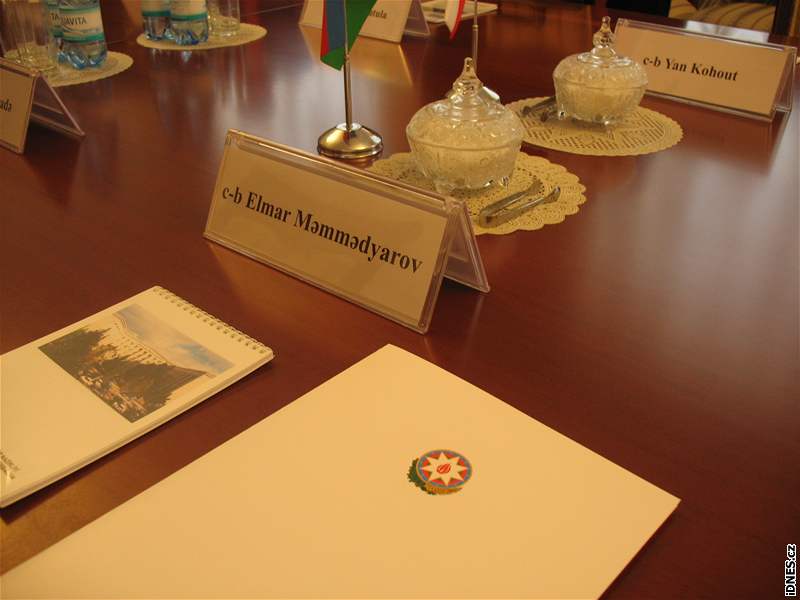 Jan Kohout v jednal v Baku s nejvyími pedstaviteli Ázerbájdánu (14. kvtna 2010)